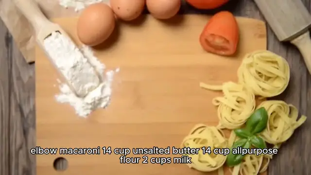 Video thumbnail for Baked Mac and Cheese Recipe