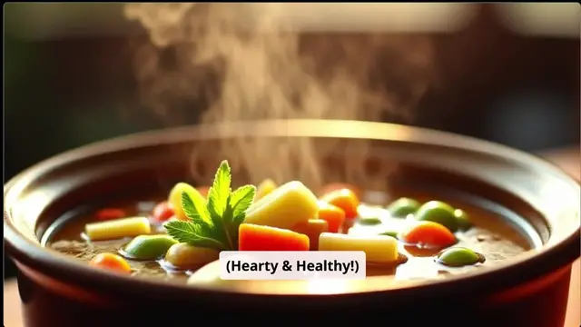 'Video thumbnail for Healthy Vegetable Soup Recipe'