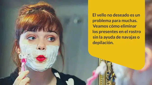 Video thumbnail for No más navajas, el vello facial y corporal se deshace de él con este querido ingrediente.
