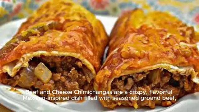 Video thumbnail for Beef and Cheese Chimichangas