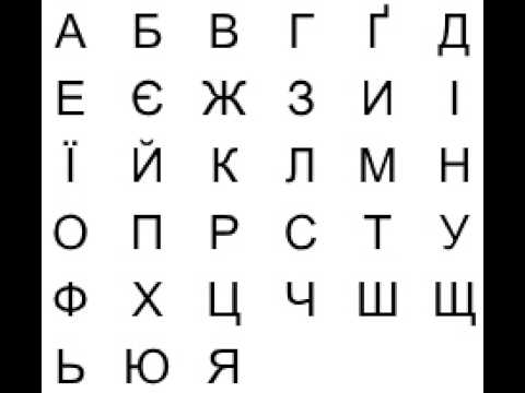 Video thumbnail for Ukrainian Alphabet Band