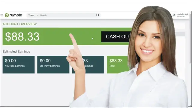 Video thumbnail for I make $88.33 on rumble.com using these how to make money on rumble 2023 methods