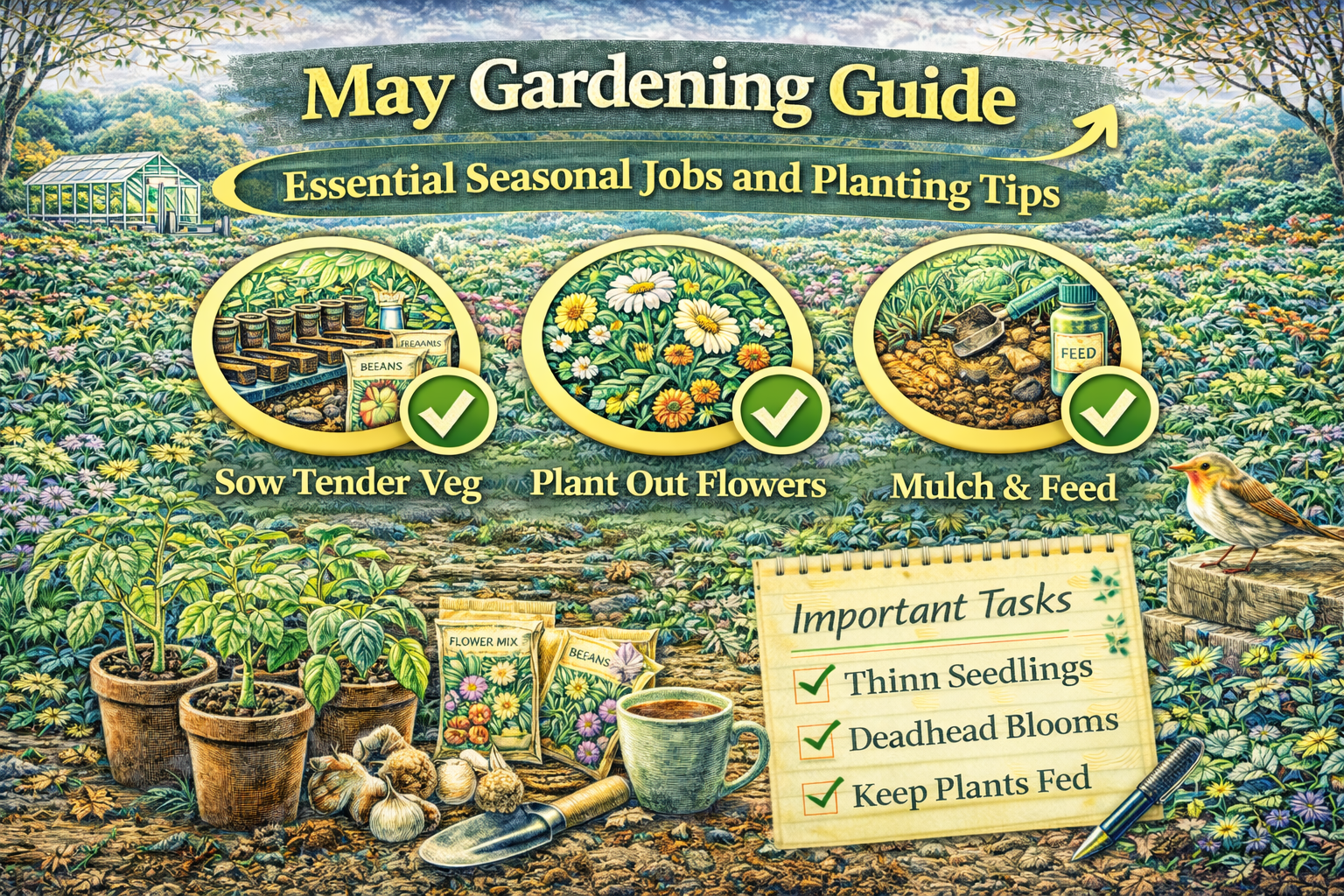 Video thumbnail for May Gardening Guide | Essential Seasonal Jobs and Planting Tips