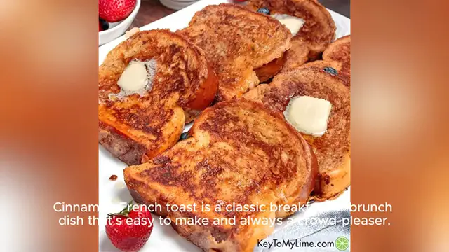 Video thumbnail for cinnamon french toast recipe