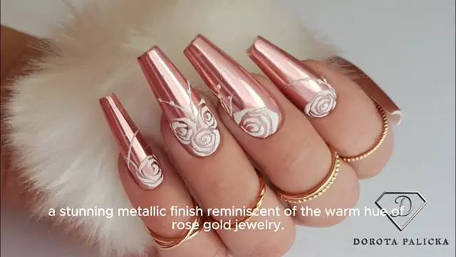 Video thumbnail for Rose Gold Nails