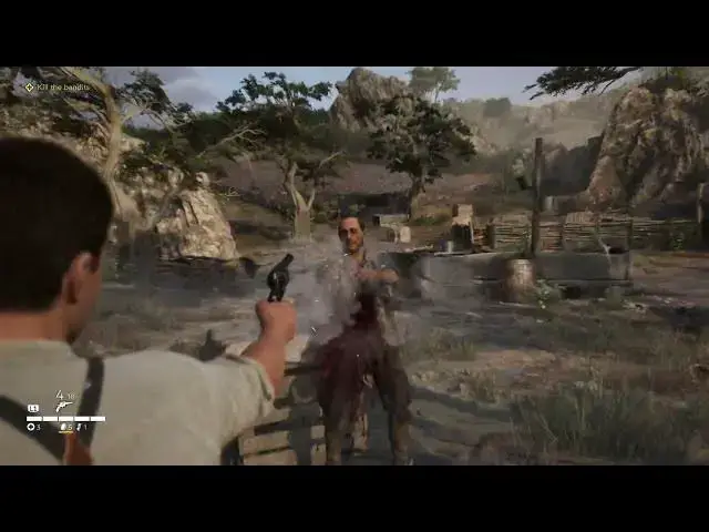 'Video thumbnail for Mafia: The Old Country - Chapter 3 Pizzu: Kill The Bandits | Search Hut | Pick Up The Rifle Gameplay'