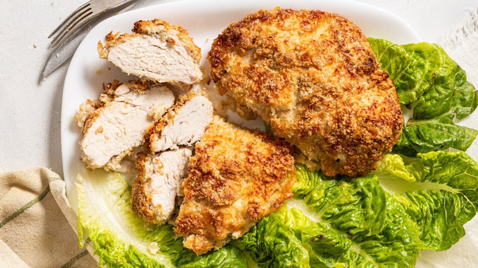 Video thumbnail for Crispy Coconut Baked Chicken Breasts Recipe