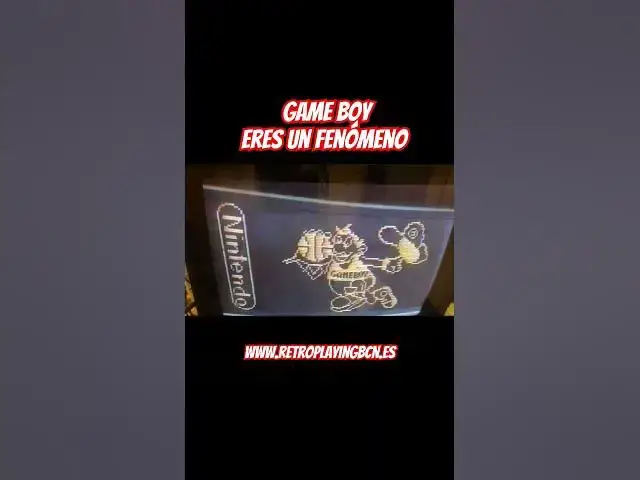 'Video thumbnail for Game Boy, eres un fenómeno #nintendo #video'
