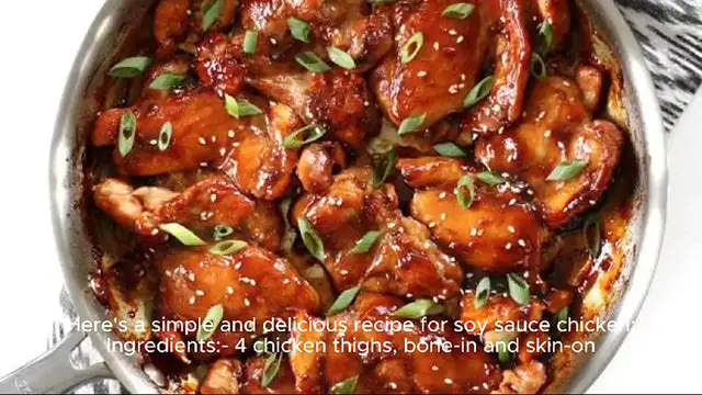 Video thumbnail for soy sauce chicken recipe