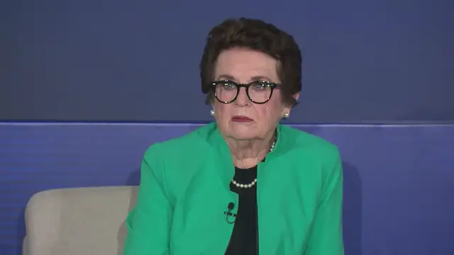 Video thumbnail for Billie Jean King on what "open tennis" means