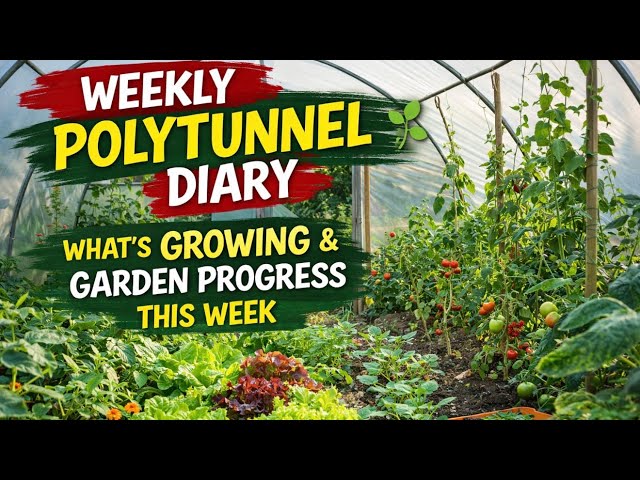 Video thumbnail for Weekly Polytunnel Diary | What’s Growing and Progress Update