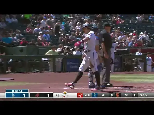 'Video thumbnail for Pavin Smith WHACKS a RBI Double, Scoring Josh Rojas! | Arizona Diamondbacks | 4/9/2023'