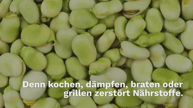 Video thumbnail for Kann man dicke Bohnen roh essen?
