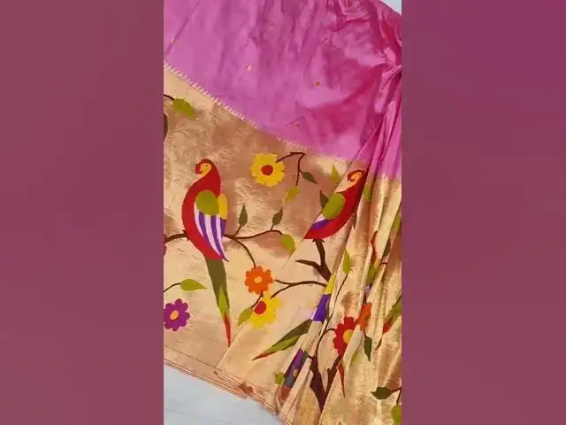 Video thumbnail for Unstitched paithani lehenga collection. 4 meter