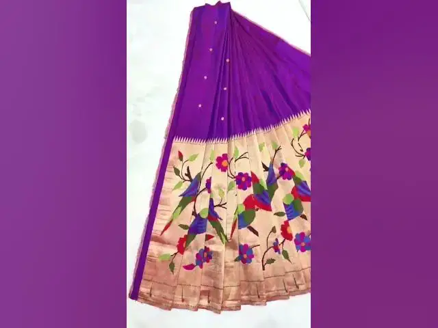 Video thumbnail for Unstitched paithani lehenga collection. Visit blog bpatilrcm12.blogspot.com Whatsapp no. 8668334791