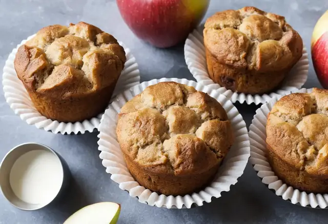 Video thumbnail for Apple Muffins Recipe