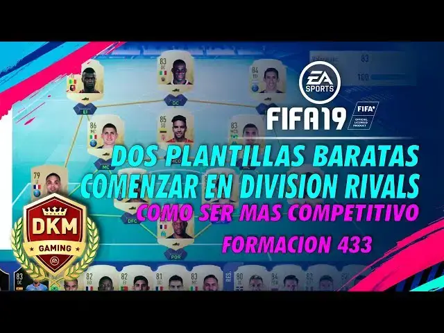 Video thumbnail for FIFA 19 DOS FORMACIONES BARATAS PARA COMENZAR