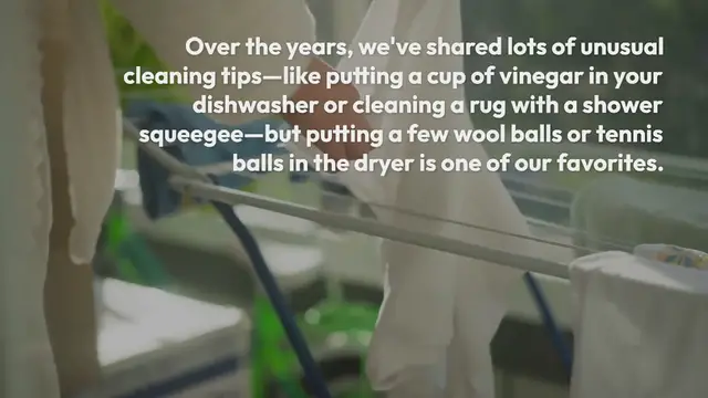 Video thumbnail for Why You Should Put Wool Dryer Balls or Tennis Balls In Your Dryer