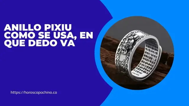 Video thumbnail for Anillo pixiu como se usa, ¿en que dedo va? Video feng shui blog
