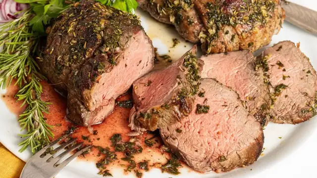 Video thumbnail for Herb-Roasted Beef Tenderloin Recipe