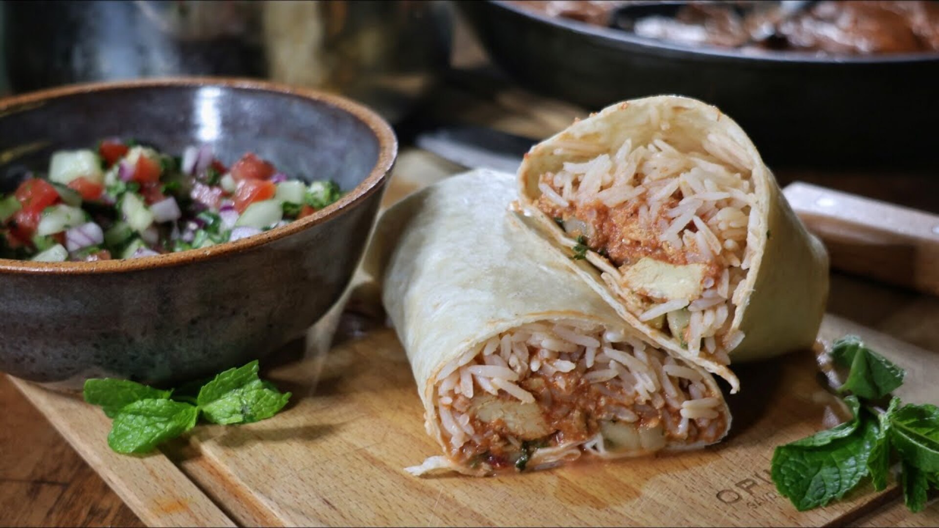 Video thumbnail for One Bite, Two Cultures: The Indian Butter Chicken Burrito