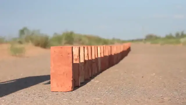 Video thumbnail for 50 Bricks Double Domino Effect_2