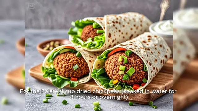 Video thumbnail for Falafel Fiesta Wraps_ Nutritious and Flavorful