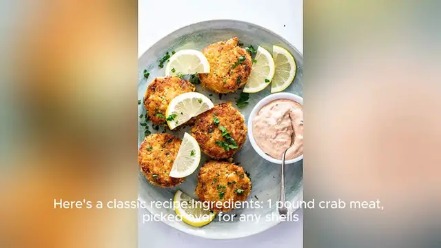 Video thumbnail for crab meat cake recipe