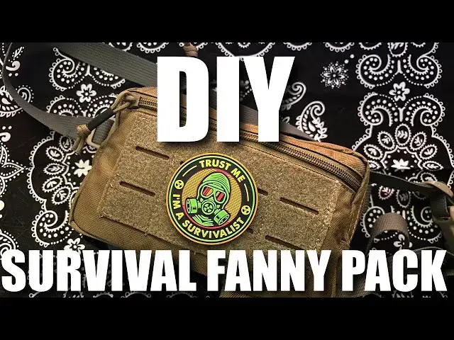 Video thumbnail for DIY Survival Kit Fanny Pack - Make Your Own Gear