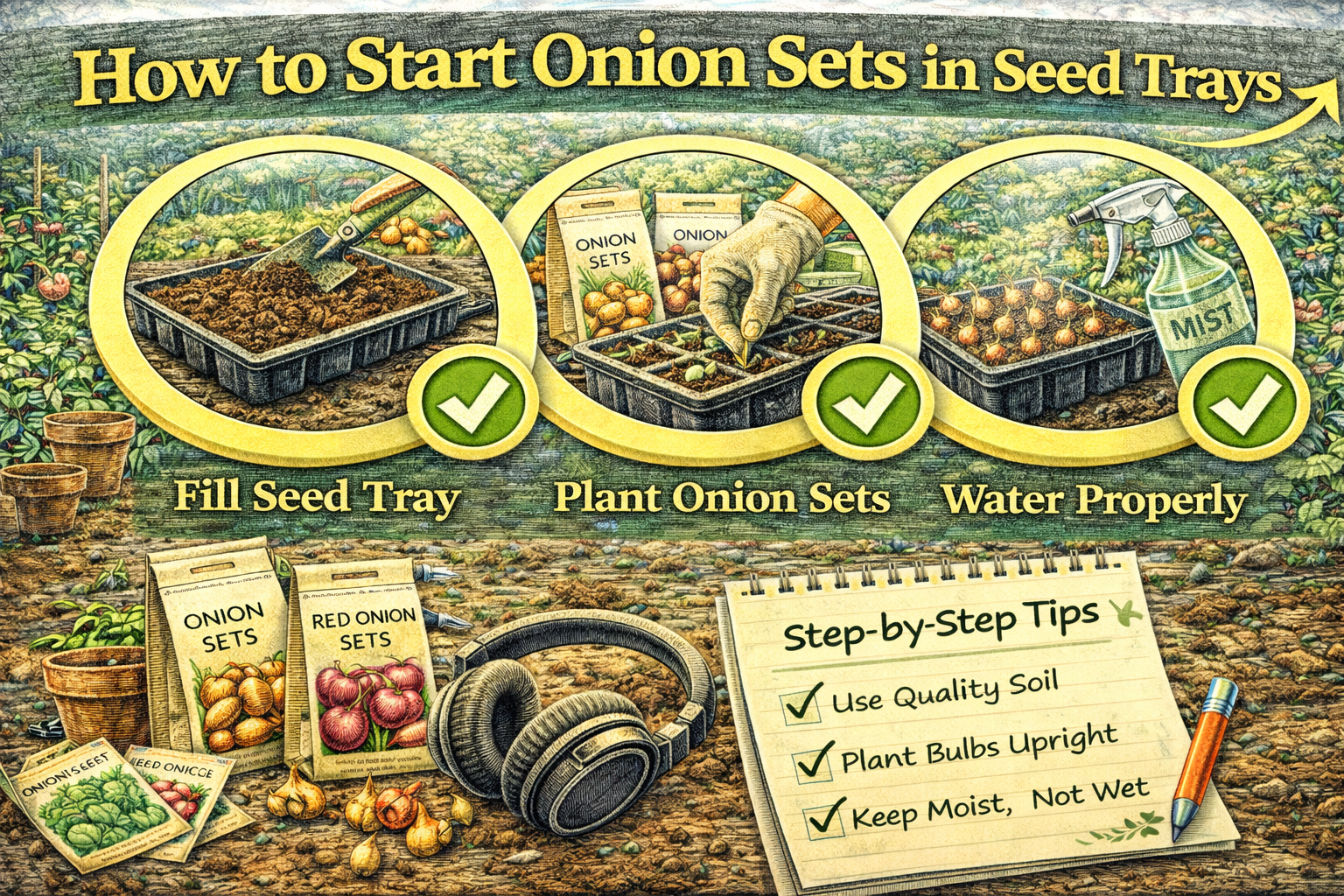 Video thumbnail for How to Start Onion Sets in Seed Trays