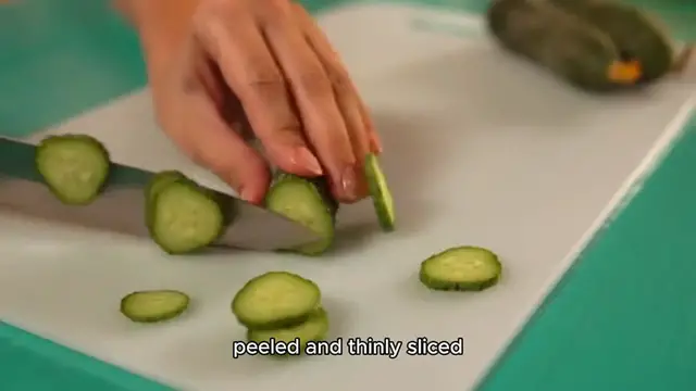 Video thumbnail for creamy cucumber salad recipe