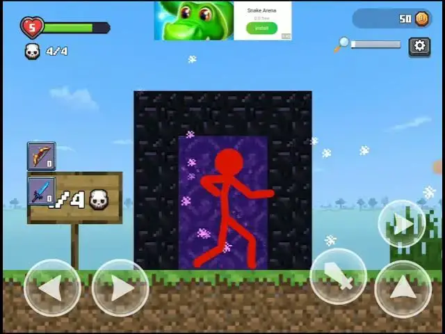 Video thumbnail for Stickman VS Craftman