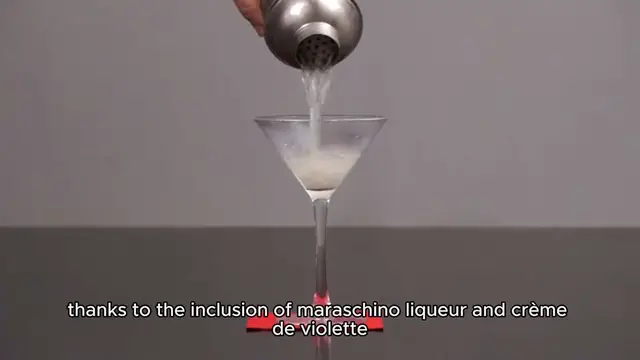 Video thumbnail for aviation cocktail recipe