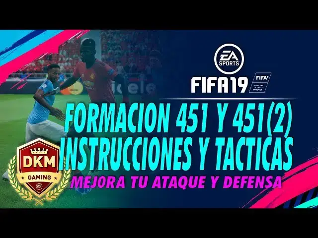 Video thumbnail for FIFA19 ULTIMATE TEAM:FORMACION 451 Y 451(2)ATAQUE Y DEFENSA AL MAXIMO🏆