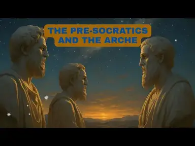 'Video thumbnail for The Pre Socratics and the Arche: Exploring the First Principle of Philosophy'