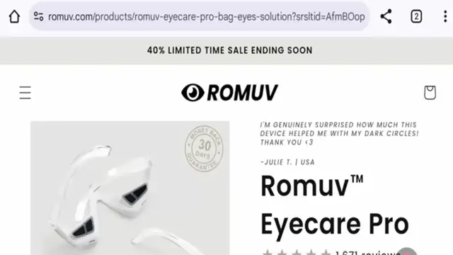 Video thumbnail for Romuv Eyecare Pro Reviews (April 2025) - Is This An Authentic Product Find Out! |