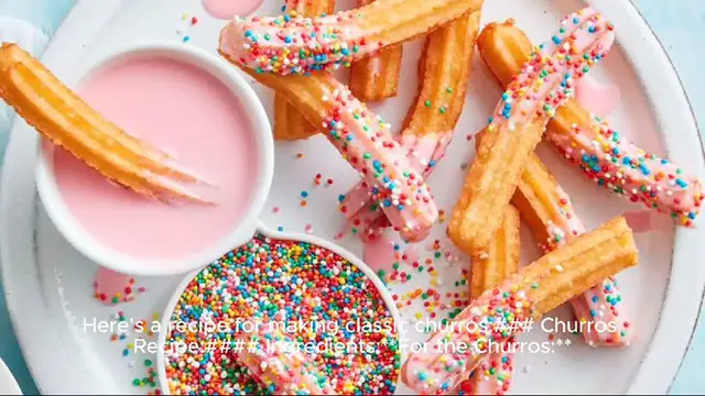 Video thumbnail for churros recipe