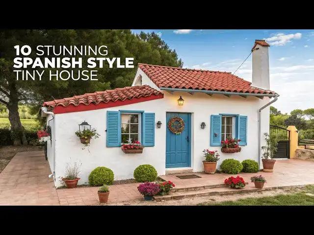 Video thumbnail for 10 Stunning Spanish Style Tiny House Plans You’ll Adore