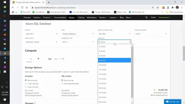 Video thumbnail for Azure Pricing Calculator