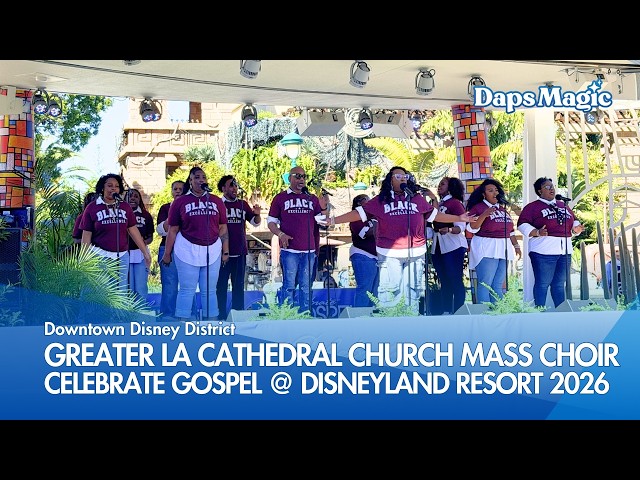 Video thumbnail for Greater LA Cathedral Church Mass Choir | Celebrate Gospel @ Disneyland Resort 2026 4K