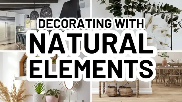 Video thumbnail for HOW TO DECORATE With Natural Material ON A BUDGET (Home Decorating Ideas)