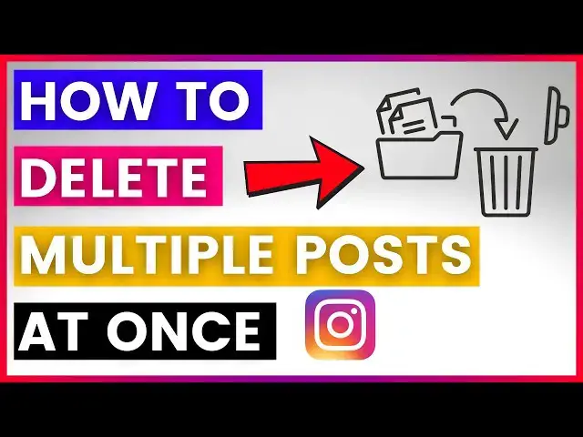 Video thumbnail for How To Delete Multiple Instagram Posts At Once [in 2025]