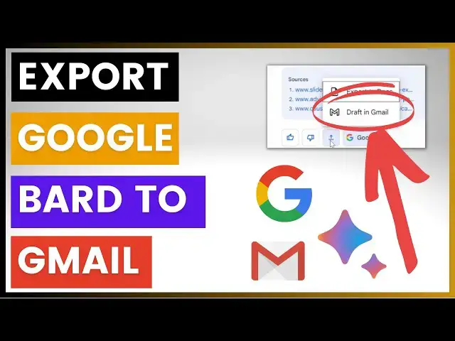 Video thumbnail for How To Export Google Bard Outputs To Gmail As An Email Draft?