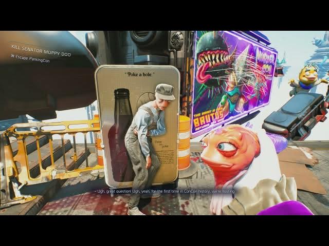 Video thumbnail for High On Life 2 - Kill Senator Muppy Doo: Escape ParkingCon: Talk To Tram Driver "How Many Cons?