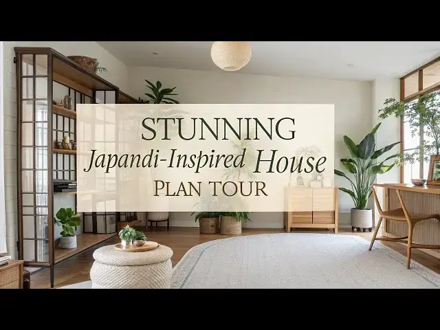 Video thumbnail for Stunning Japandi-Inspired House Plan Tour | Modern Minimalism Meets Japanese Serenity