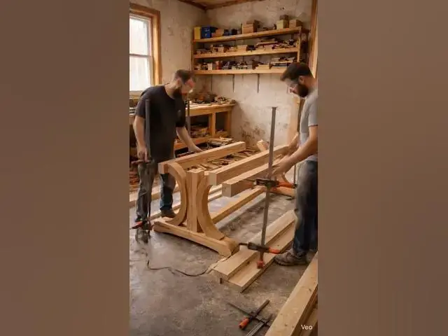 Video thumbnail for “From Raw Wood to Luxury Table | Woodworking Timelapse Transformation”