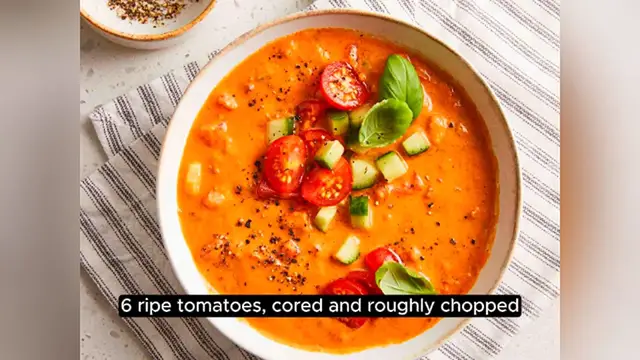 Video thumbnail for Chilled Summer Delight_ Classic Gazpacho