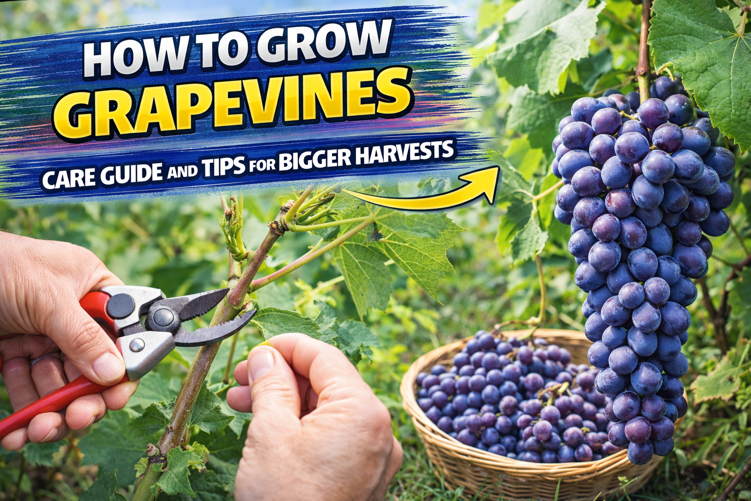 Video thumbnail for How to Grow Grapevines | Care Guide and Tips for Bigger Harvests