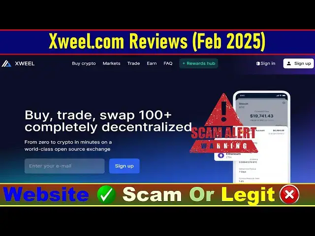 Video thumbnail for Xweel.com Review (Feb 2025) : Is This Crypto Platform a Scam or Legit?