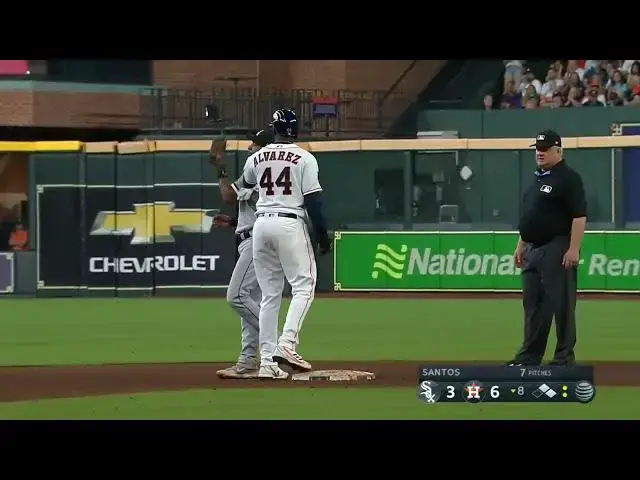 'Video thumbnail for Jose Abreu BELTS a RBI Single, Scoring Corey Julks! | Houston Astros | 4/1/2023'